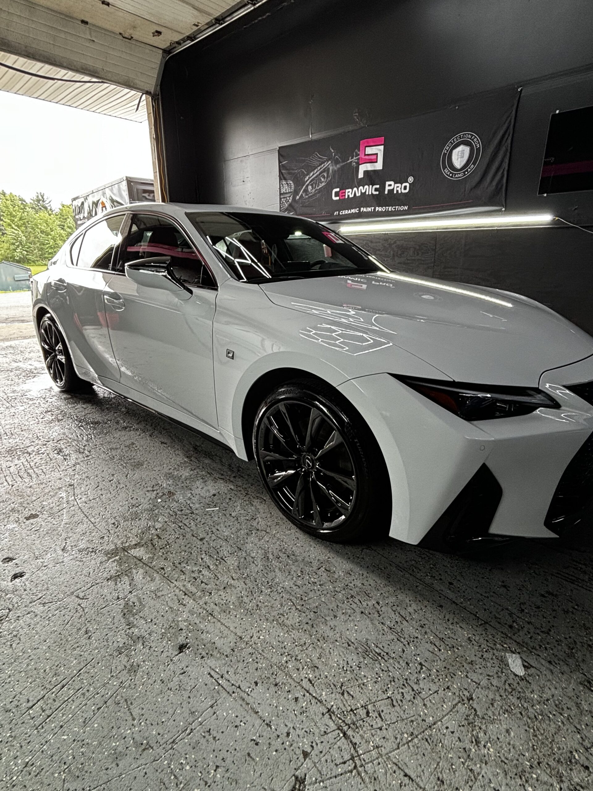 Paint enhancement and ceramic coating result