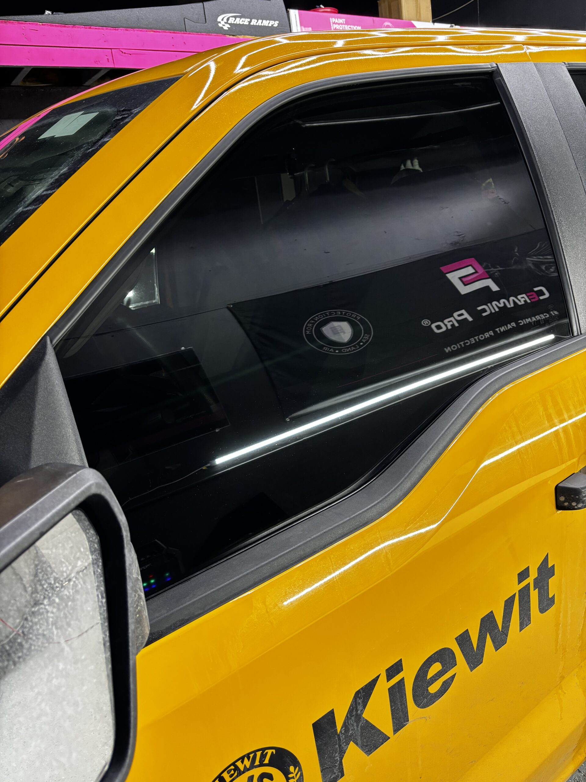 Factory match window tint to match rear privacy glass