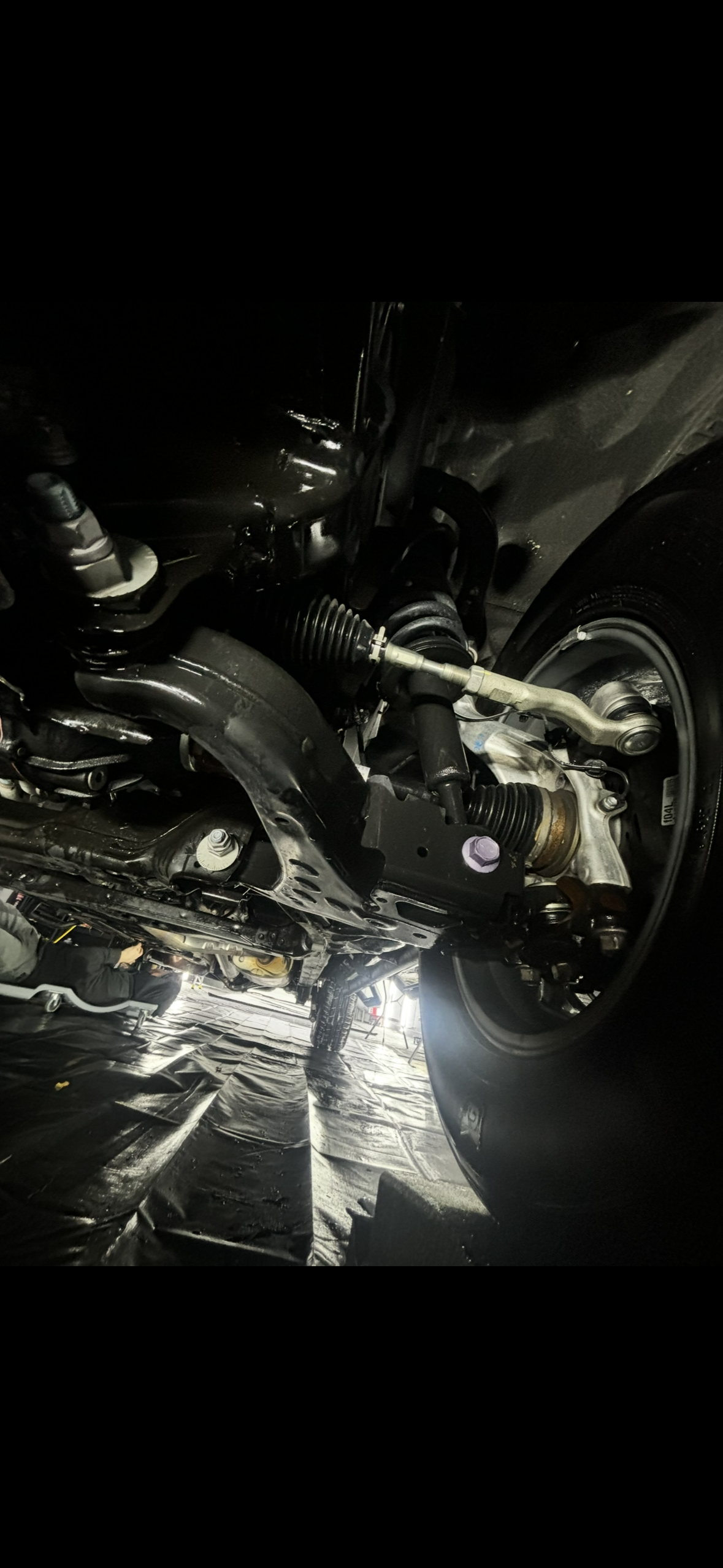 Before WoolWax undercoating