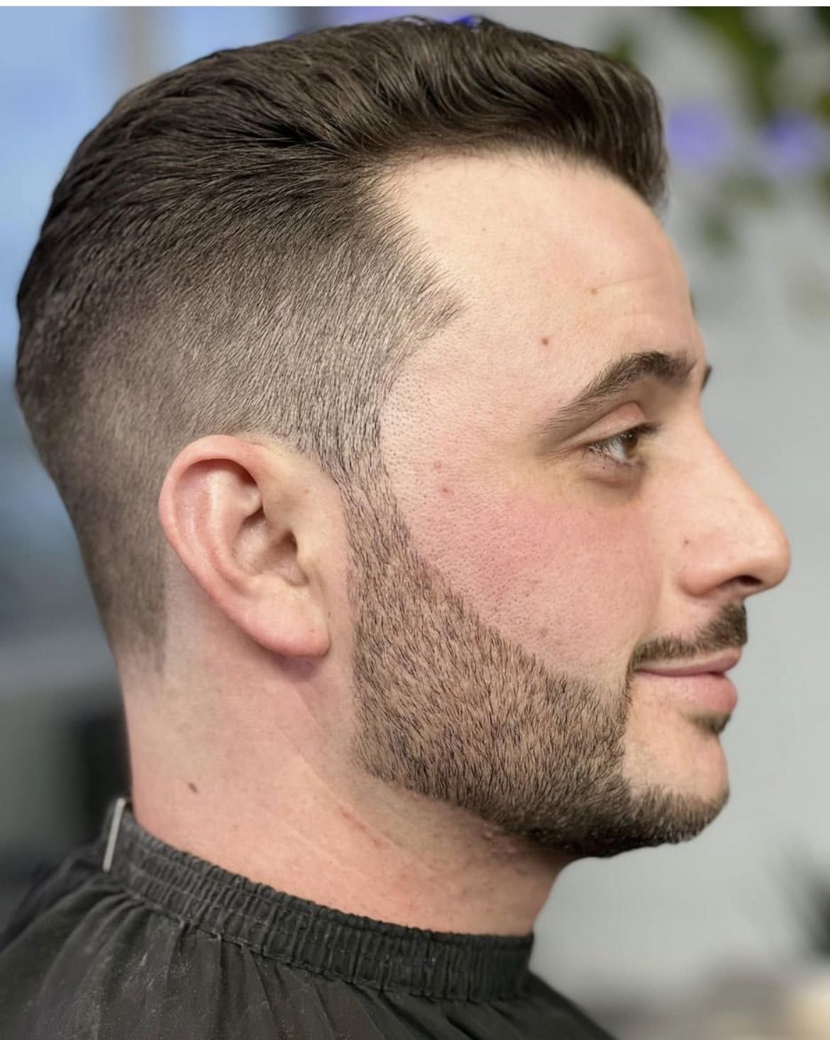 Skin fade and sharp lineup haircut near Colonie NY at VedaStudiosLLC