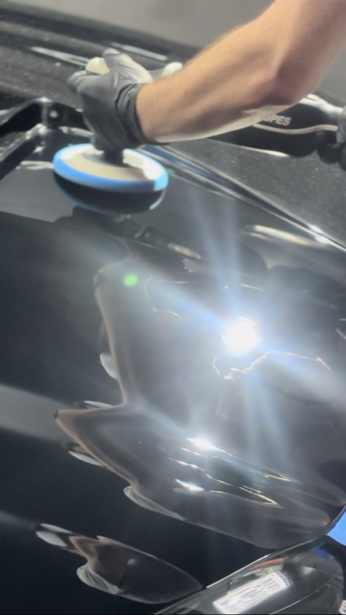 Paint enhancement before ceramic coating